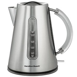 10 Cup Stainless Steel Kettle with Boil-Dry Protection