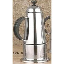 10-Cups Stainless Steel Stovetop Espresso Maker