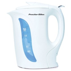 1.0 liter Electric Kettle with Auto Shutoff - White