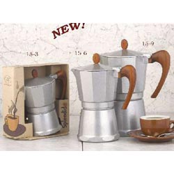 6 Cup Aluminum Stove top Espresso Maker