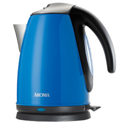 Aroma 7-Cup Electric Water Kettle Blue