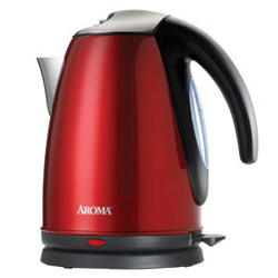 Aroma 7-Cup Electric Water Kettle Red