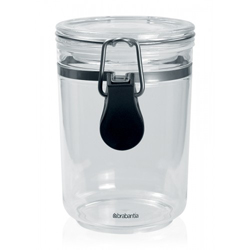 Brabantia Clip Top Clear Plastic Canister 0-8 Liter