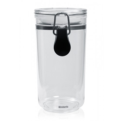 Brabantia Clip Top Clear Plastic Canister 1-1 Liter