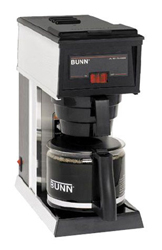 Bunn A-10 10-cup Commercial Pourover Coffee Brewer - Black