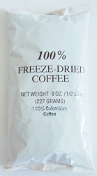 Columbian Freeze Dried Coffee 12 - 8oz Bags