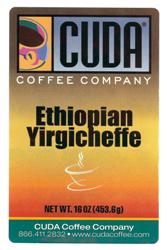 Cuda Coffee Ethiopian Yirgicheffe (1 lb)