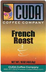 Cuda Coffee French Roast Blend Whole Bean (1 lb)