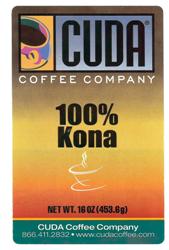 Cuda Coffee Kona 100% Extra Fancy (1 lb)