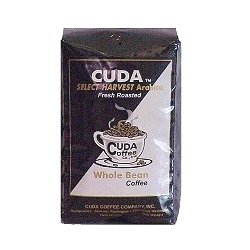Cuda Select Harvest Blend Decaf Fresh Roasted Whole Bean Gourmet Coffee (12oz)