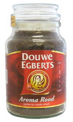 DE Aroma Rood Instant Coffee in jar