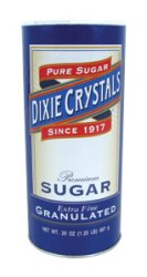 Dixie Crystal Canister Sugar 20 oz