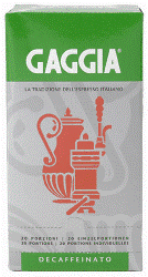Gaggia Decaf Coffee Pods - 20 ct.