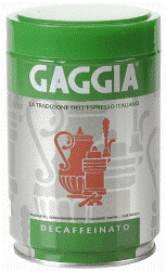 Gaggia Decaffeinated Ground Coffee Case