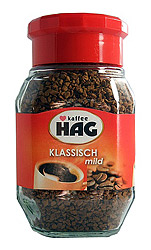 Cafe HAG Classic Mild Instant Decaf Coffee