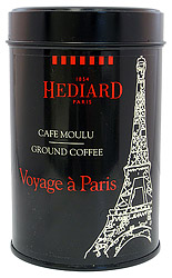 Voyage a Paris Ground Coffee Tin