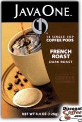 Java One French Roast Coffee Pods 84/CS