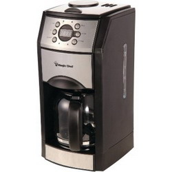 Magic Chef MCSCM10PGBST 10-Cup Grind and Brew Coffee Maker