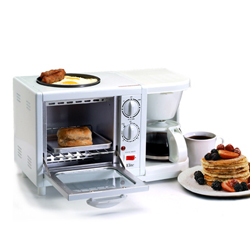 Maximatic Elite Cuisine Multi-Function 3-in-1 Breakfast Center White