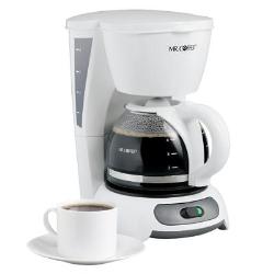 Mr. Coffee 4 Cup Switch Coffeemaker White