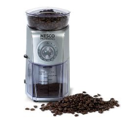 Nesco Coffee Bean Burr Grinder Silver