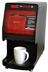 Newco Fresh Cup Pod Brewer - Red Display