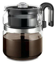 One All Pk008bl6 8-cup Stovetop Glass Percolator