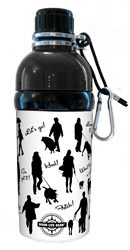 Pet Water Bottle Stainless Steel 16 oz Walk