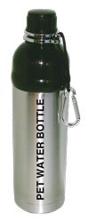 Pet Water Bottle Stainless Steel 24 oz Silver