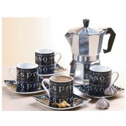 Primula Demitasse 9 Piece Aluminum Espresso