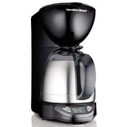 Programmable Thermal 10 Cup Coffemaker - Black/Silver