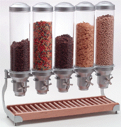 Rosseto Cereal Candy & Snack Dispenser - 5 Container