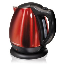 Stainless Steel 10 Cup Electric Kettle - Red