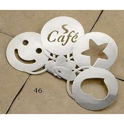 Stainless Steel Coffee Stencil