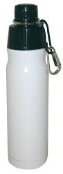 Stainless Steel Water Bottle 16 oz White