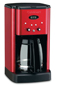 Cuisinart Brew Central 12 Cup Coffeemaker Metallic Red