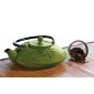 Primula 28 Ounce Cast Iron Teapot Green