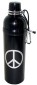 Stainless Steel Water Bottle 24 oz Peace Black